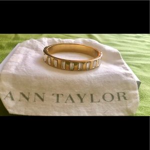 Ann Taylor gold and diamond(faux) bracelet